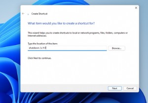 วิธีเพิ่มทางลัดบนเดสก์ท็อป Shutdown ใน Windows 11 