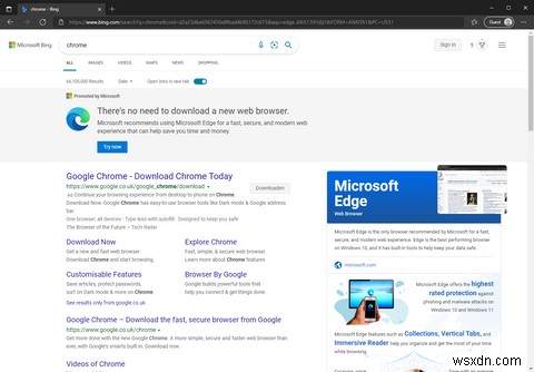 Microsoft พยายามจะหยุดคุณดาวน์โหลด Google Chrome อย่างไร 