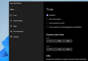 วิธีกำหนดเวลาโหมดสว่างและมืดใน Windows 11 