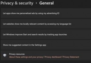 Windows 11 มีความเป็นส่วนตัวสูง:นี่คือทุกสิ่งที่คุณสามารถปรับได้ 