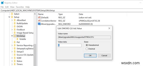 วิธีสร้างพีซีที่ใช้ Windows 11 ที่ไม่รองรับโดยการแก้ไข Registry 