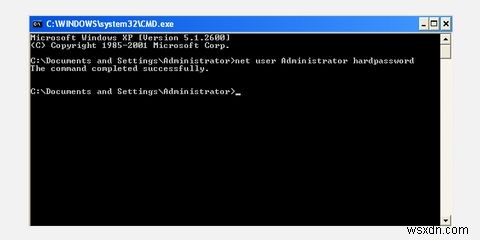 5 เคล็ดลับในการรีเซ็ตรหัสผ่านผู้ดูแลระบบใน Windows XP 