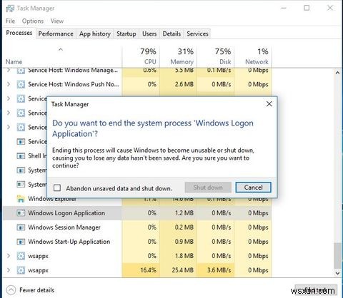 7 Windows Task Manager กระบวนการที่คุณไม่ควรฆ่า 