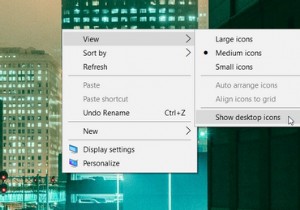 4 วิธีในการซ่อนไอคอนเดสก์ท็อปบน Windows 