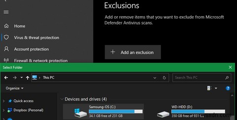 วิธีปิด Windows Defender 