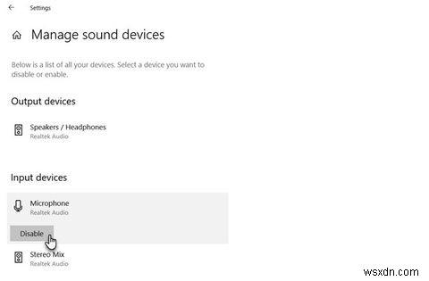 วิธีปิดเสียงหรือปิดไมโครโฟนใน Windows 10 