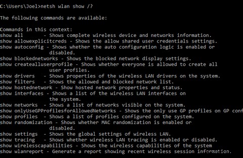 8 คำสั่ง CMD เพื่อจัดการเครือข่ายไร้สายใน Windows 
