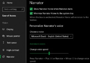 วิธีดาวน์โหลดเสียงเพิ่มเติมสำหรับผู้บรรยายของ Windows 