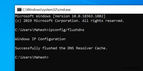 วิธีแก้ไขข้อผิดพลาด DNS_PROBE_FINISHED_NXDOMAIN 