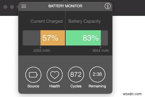 6 แอพสำหรับตรวจสอบและปรับปรุงอายุการใช้งานแบตเตอรี่ของ MacBook 