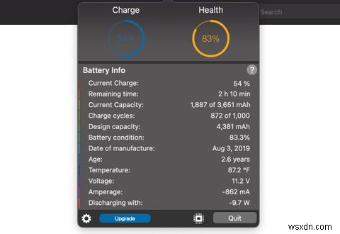 6 แอพสำหรับตรวจสอบและปรับปรุงอายุการใช้งานแบตเตอรี่ของ MacBook 