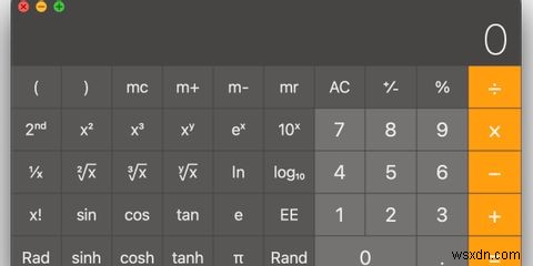 4 คุณสมบัติเครื่องคิดเลข macOS ที่มีประโยชน์ 