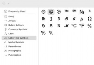 วิธีพิมพ์สัญลักษณ์ลิขสิทธิ์และเครื่องหมายการค้าบน Mac 