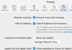 อธิบายรายงานความเป็นส่วนตัวของ Safari และการติดตามข้ามไซต์ 