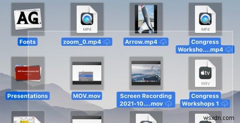 วิธีเลือกหลายไฟล์บน Mac 