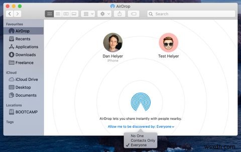 วิธี AirDrop จาก iPhone หรือ Mac 