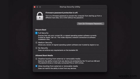 วิธีตั้งค่ารหัสผ่านเฟิร์มแวร์เพื่อรักษาความปลอดภัย Mac ของคุณ 