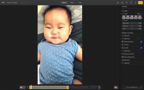 วิธีแก้ไขวิดีโอโดยใช้แอพ Photos บน Mac 