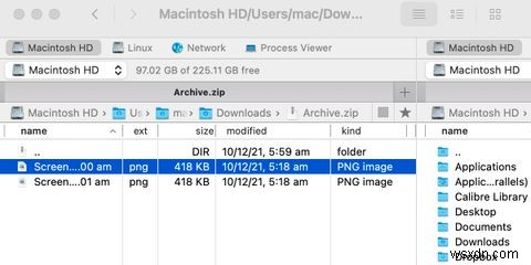 วิธีเปิดไฟล์ ZIP บน Mac 