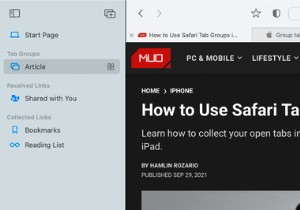 วิธีที่ดีที่สุดในการใช้กลุ่มแท็บกับที่คั่นหน้าใน Safari 