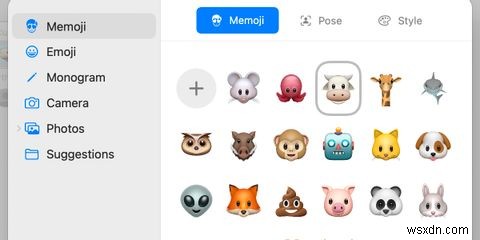 วิธีเปลี่ยนรูปโปรไฟล์ของคุณเป็น Animated Memoji ใน macOS Monterey 