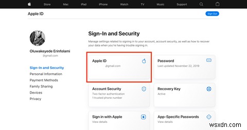 วิธีเปลี่ยนที่อยู่อีเมล Apple ID ของคุณ 