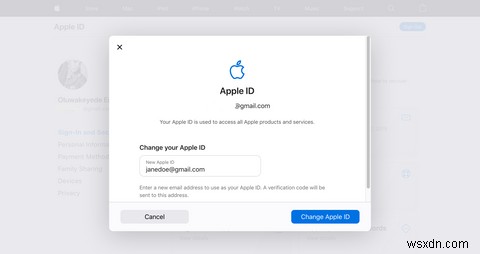 วิธีเปลี่ยนที่อยู่อีเมล Apple ID ของคุณ 