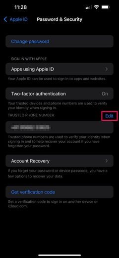 วิธีเปลี่ยนหมายเลขโทรศัพท์ที่เชื่อถือได้สำหรับ Apple ID ของคุณ 