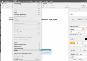วิธีใช้เนื้อหาที่พูดเพื่อทำให้ Mac ของคุณอ่านออกเสียงให้คุณฟัง 