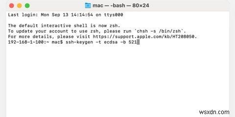 วิธีใช้ SSH-Keygen เพื่อสร้างคีย์ SSH บน Mac 