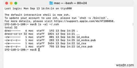 วิธีใช้ SSH-Keygen เพื่อสร้างคีย์ SSH บน Mac 