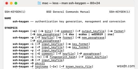 วิธีใช้ SSH-Keygen เพื่อสร้างคีย์ SSH บน Mac 