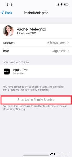 วิธีหยุดใช้ Apple Family Sharing หรือลบสมาชิกในครอบครัวคนอื่น ๆ 