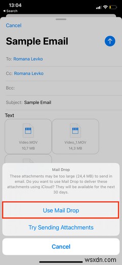Mail Drop คืออะไร? วิธีใช้ Mail Drop บน iPhone และ Mac 