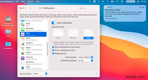 วิธีควบคุมการแจ้งเตือนใน macOS 