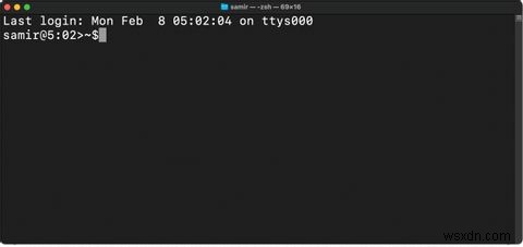 วิธีปรับแต่ง zsh Prompt ใน macOS Terminal 