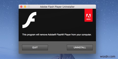 วิธีถอนการติดตั้ง Flash บน Mac ของคุณ 