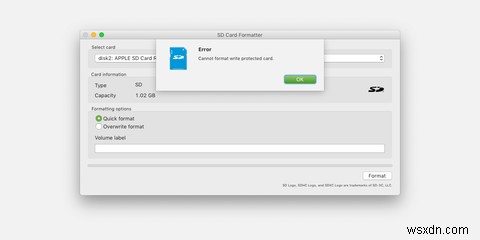วิธีฟอร์แมตการ์ด SD บน Mac ของคุณ 