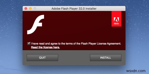 วิธีดาวน์โหลด Adobe Flash Player บน Mac 