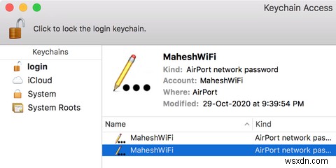 วิธีดูรหัสผ่าน Wi-Fi บน Mac 