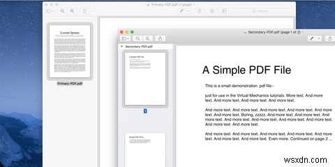 วิธีรวมไฟล์ PDF บน Mac 