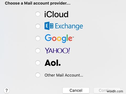 วิธีเพิ่มและลบบัญชีอีเมลบน Mac 