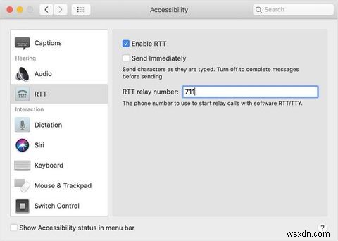 วิธีใช้ข้อความเรียลไทม์ (RTT) โทรบน Mac และ iPhone 