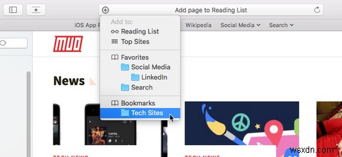 วิธีจัดการบุ๊กมาร์กและรายการโปรดใน Safari บน Mac:คู่มือฉบับสมบูรณ์ 