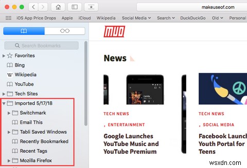 วิธีจัดการบุ๊กมาร์กและรายการโปรดใน Safari บน Mac:คู่มือฉบับสมบูรณ์ 