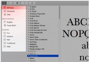 เคล็ดลับสมุดแบบอักษร 7 ข้อสำหรับการจัดการแบบอักษร Mac ของคุณ 