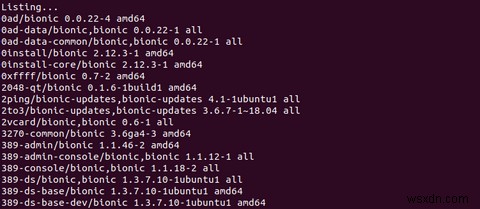 วิธีค้นหาแพ็คเกจใน Ubuntu 