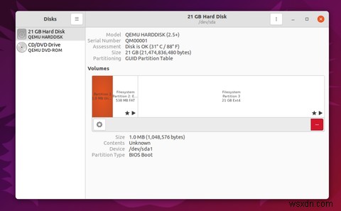 วิธีใช้ Ubuntu Disk Utility เพื่อการจัดการ HDD/SSD ที่ดีขึ้น 