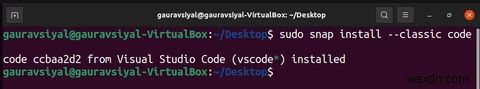 วิธีการติดตั้ง Visual Studio Code บน Ubuntu 