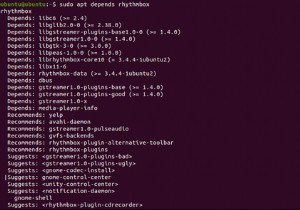 วิธีการแสดงรายการการพึ่งพาของแพ็คเกจใน Ubuntu 